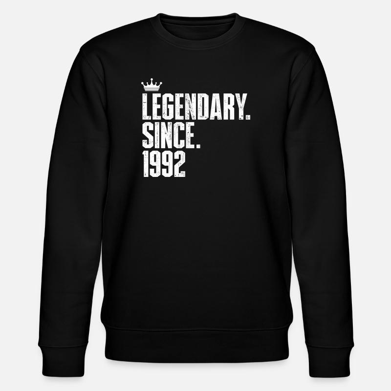 Legendary Since 1992 - Stanley/Stella CHANGER Unisex Organic Sweatshirt - black