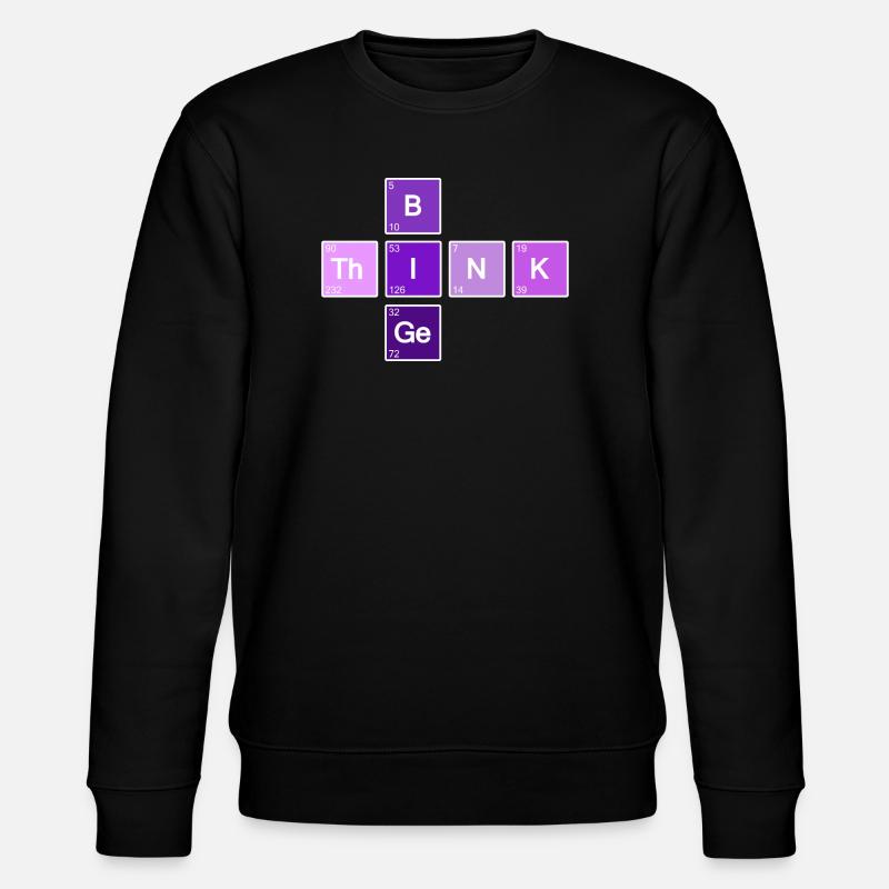 Think Big (Violet) - Sweat bio CHANGER Stanley/Stella Unisexe - noir