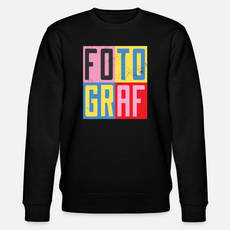 Fotograf Design - Stanley/Stella Unisex Bio-Sweatshirt CHANGER  - Schwarz