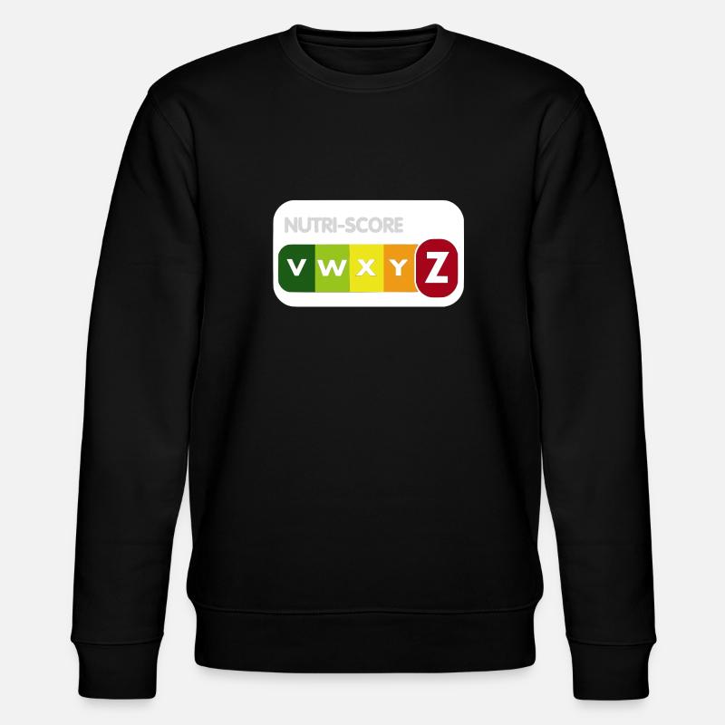 NutriScore - Stanley/Stella CHANGER Unisex Organic Sweatshirt - black