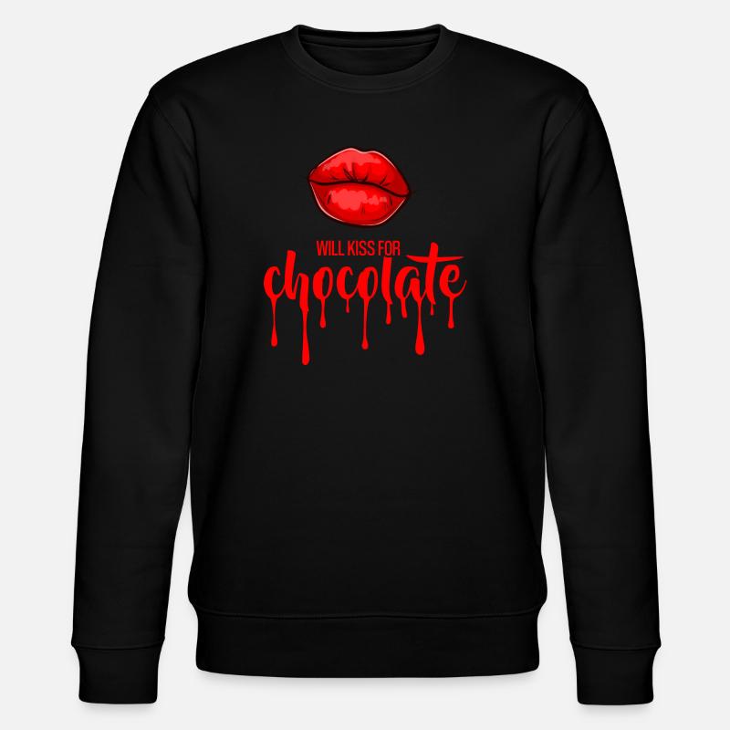 Embrassera pour du chocolat (noir) - Sweat bio CHANGER Stanley/Stella Unisexe - noir