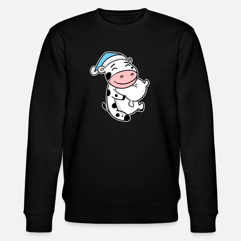Bébé vache - Sweat bio CHANGER Stanley/Stella Unisexe - noir