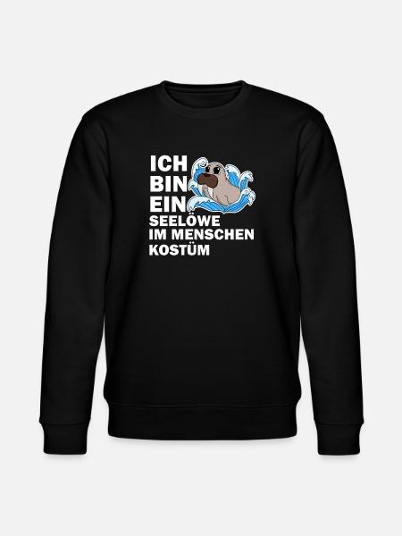 Walross - Stanley/Stella Unisex Bio-Sweatshirt CHANGER - Schwarz