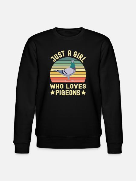 Pigeon Pigeons - Stanley/Stella CHANGER Unisex Organic Sweatshirt - black