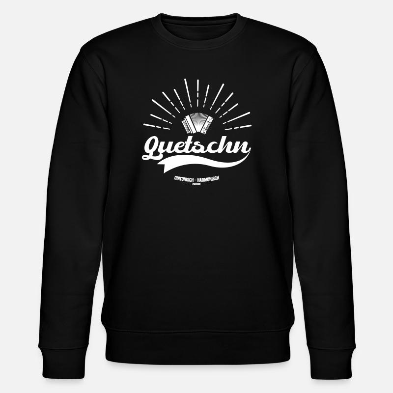 Quetschn diatonisch harmonisch | ZiachON! - Stanley/Stella Unisex Bio-Sweatshirt CHANGER - Schwarz