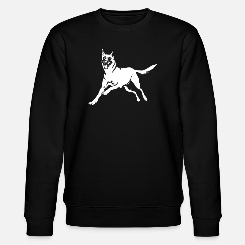 Malinois "Black Edition" - Stanley/Stella Unisex Bio-Sweatshirt CHANGER  - Schwarz