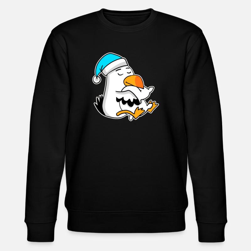 Albatross Seagull Bird - Stanley/Stella CHANGER Unisex Organic Sweatshirt - black