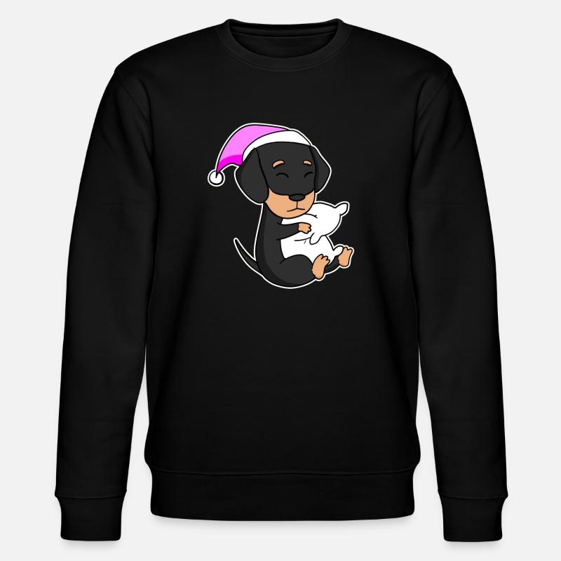 Chien Race de chien Teckel - Sweat bio CHANGER Stanley/Stella Unisexe - noir