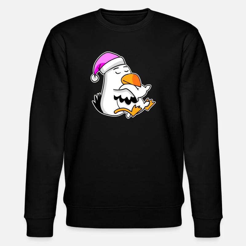 Albatross Seagull Bird - Stanley/Stella CHANGER Unisex Organic Sweatshirt - black