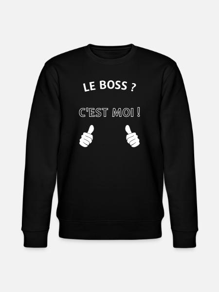 Le chef c'est moi - Sweat bio CHANGER Stanley/Stella Unisexe - noir