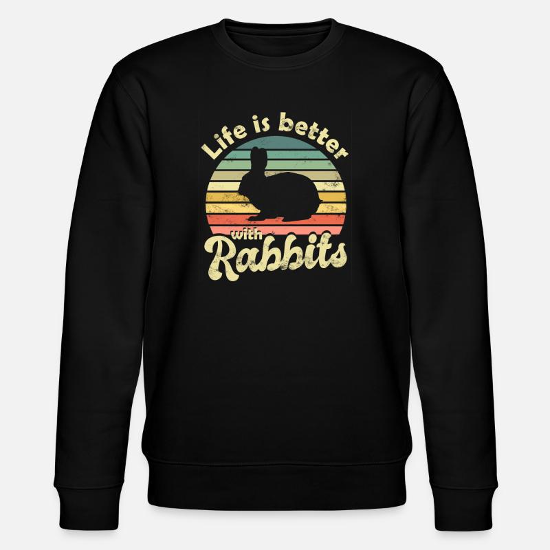 Lapin Lapin - Sweat bio CHANGER Stanley/Stella Unisexe - noir