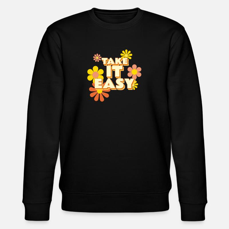 Take it Easy - Stanley/Stella Unisex Bio-Sweatshirt CHANGER  - Schwarz
