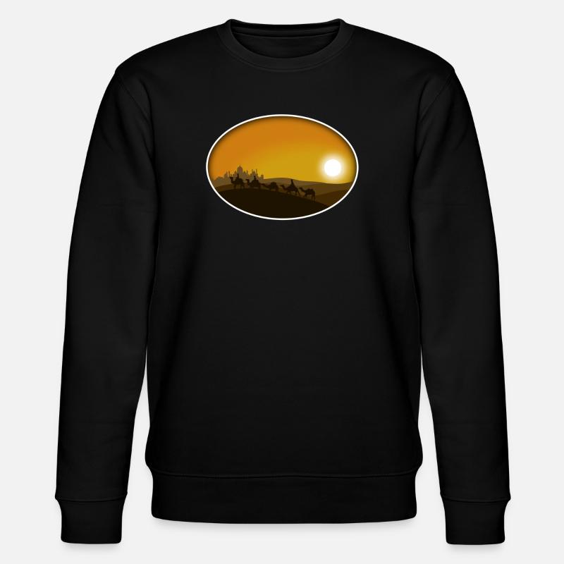 From afar - Stanley/Stella Unisex Bio-Sweatshirt CHANGER  - Schwarz