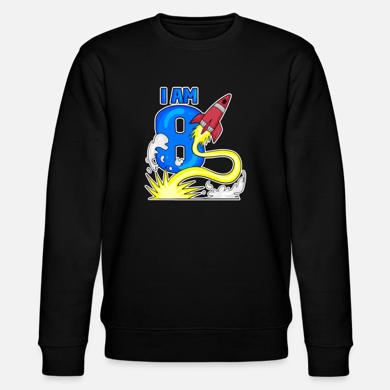 Garçon de 8 ans - Sweat bio CHANGER Stanley/Stella Unisexe - noir