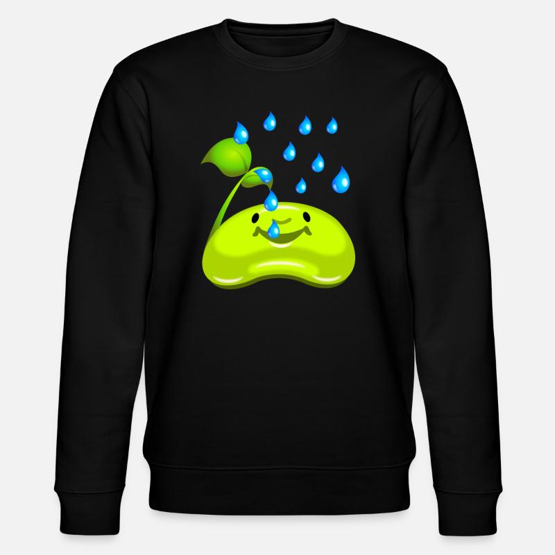 Hobbygärtner kleiner Sämling - Stanley/Stella Unisex Bio-Sweatshirt CHANGER  - Schwarz