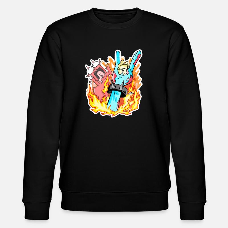 Zombie Hand Rocker - Stanley/Stella CHANGER Unisex Organic Sweatshirt - black