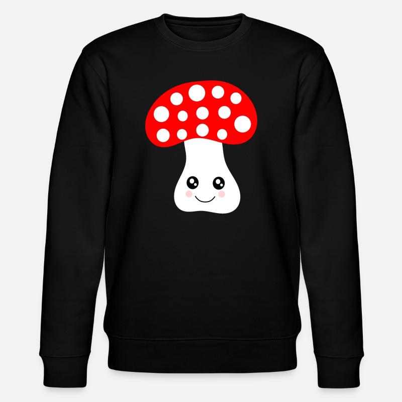 Kawaii, champignon, crapaud - Sweat bio CHANGER Stanley/Stella Unisexe - noir