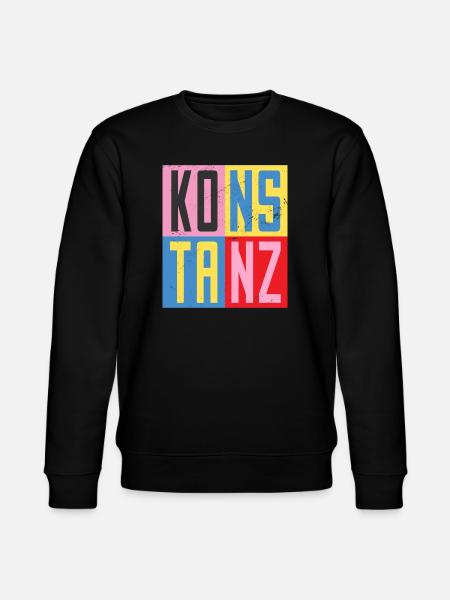 Constance cities design - Stanley/Stella CHANGER Unisex Organic Sweatshirt - black