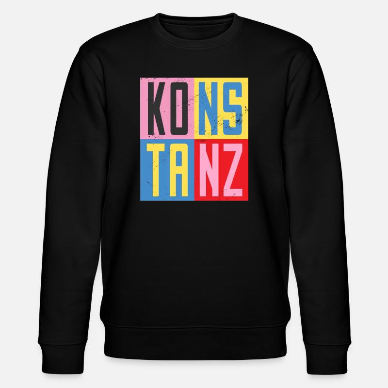 Constance cities design - Stanley/Stella CHANGER Unisex Organic Sweatshirt - black