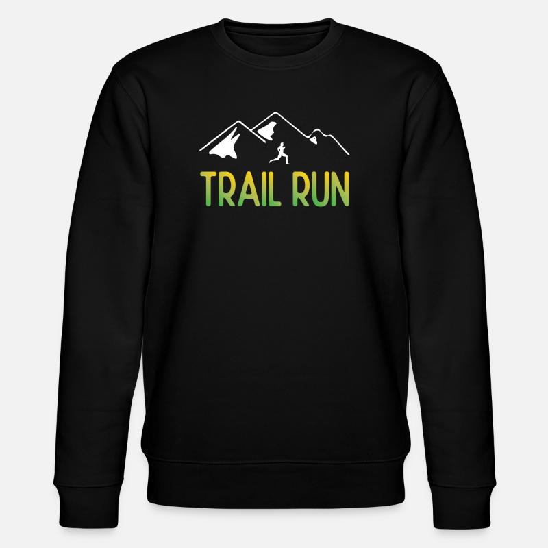 Trail Run - Stanley/Stella CHANGER Unisex Organic Sweatshirt - black
