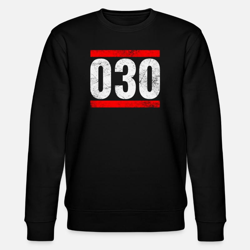 030 - Stanley/Stella CHANGER Unisex Organic Sweatshirt - black