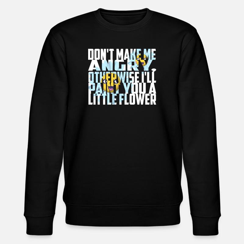 Mach mich nicht Wütend - Stanley/Stella Unisex Bio-Sweatshirt CHANGER  - Schwarz