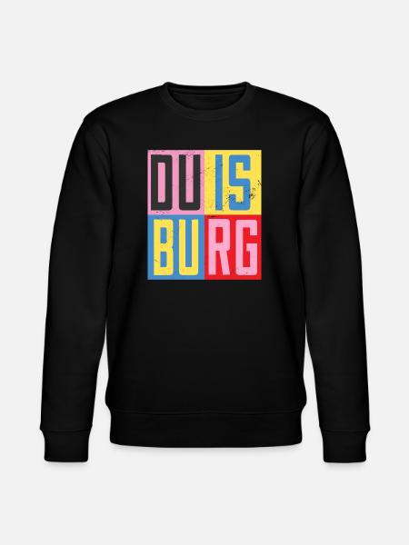 Duisburg City Design - Stanley/Stella CHANGER Unisex Organic Sweatshirt - black