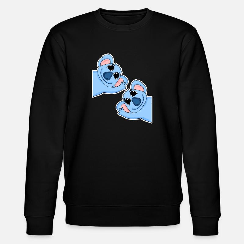 Koala Koalas - Stanley/Stella Unisex Bio-Sweatshirt CHANGER - Schwarz