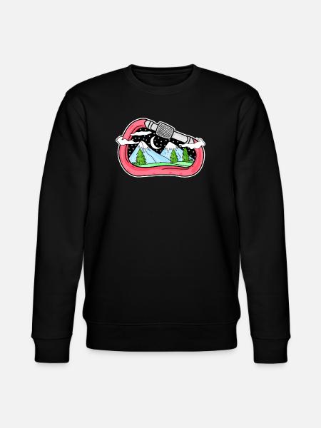 Mountain Mountains Mountain Peaks - Stanley/Stella CHANGER Unisex Organic Sweatshirt - black