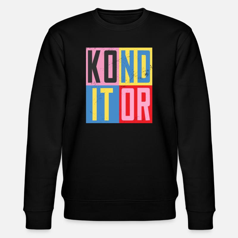 Design de Chef Pâtissier - Sweat bio CHANGER Stanley/Stella Unisexe - noir