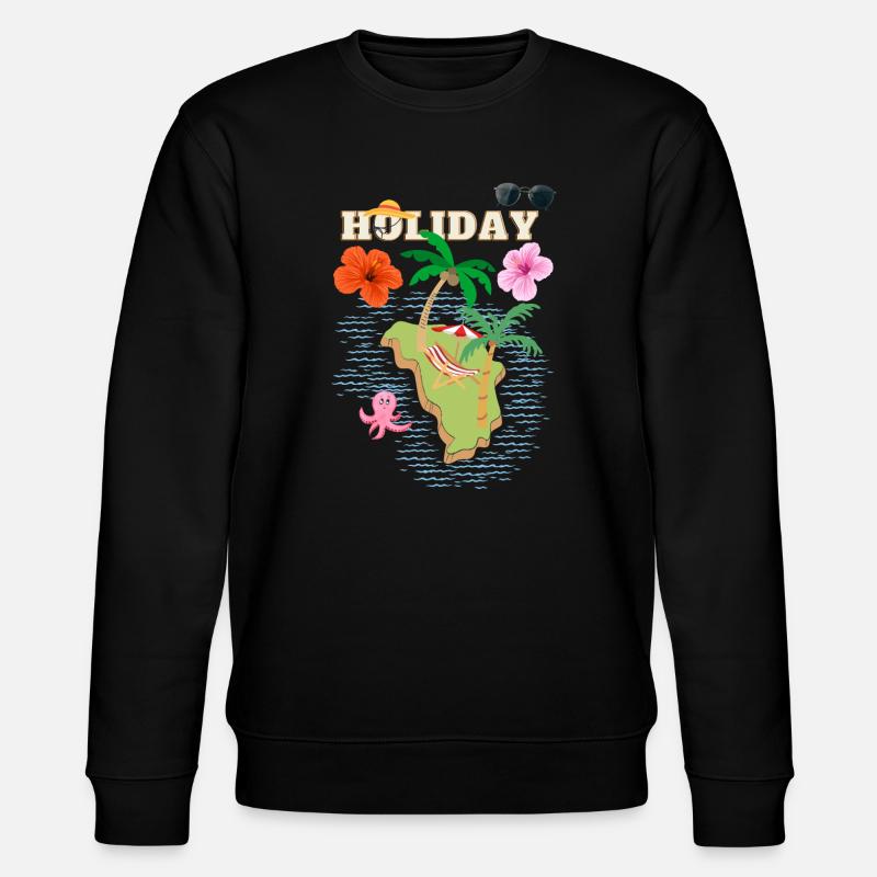 Holiday Design ART - Stanley/Stella Unisex Bio-Sweatshirt CHANGER  - Schwarz