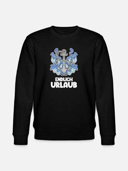 Urlaub - Stanley/Stella Unisex Bio-Sweatshirt CHANGER  - Schwarz