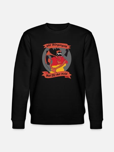 Held des Bürgergeld´s - Stanley/Stella Unisex Bio-Sweatshirt CHANGER - Schwarz