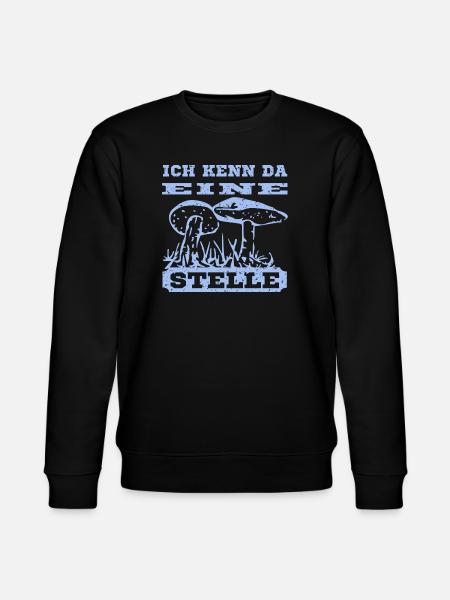 Pilz Design mit Spruch - Stanley/Stella Unisex Bio-Sweatshirt CHANGER - Schwarz