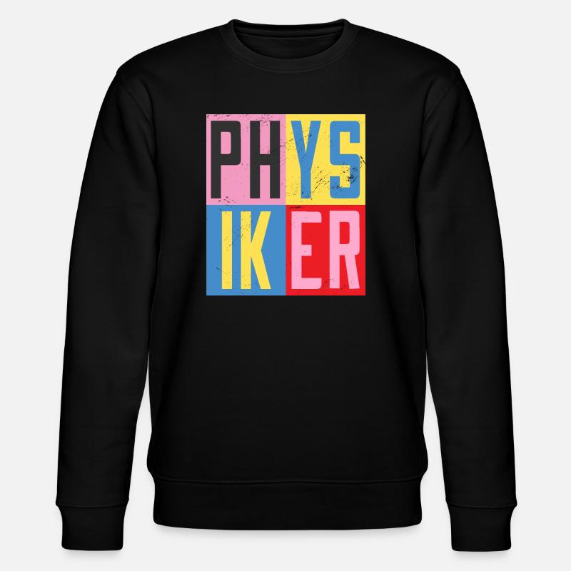 Physiker Design - Stanley/Stella Unisex Bio-Sweatshirt CHANGER  - Schwarz