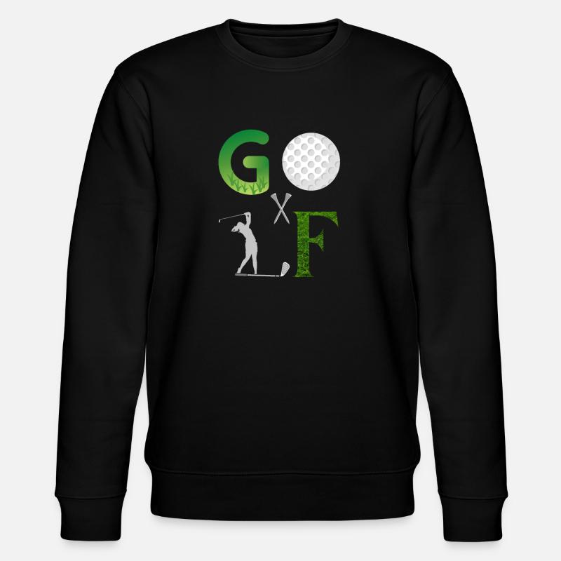 Golf - Golf Lovers - Stanley/Stella Unisex Bio-Sweatshirt CHANGER  - Schwarz