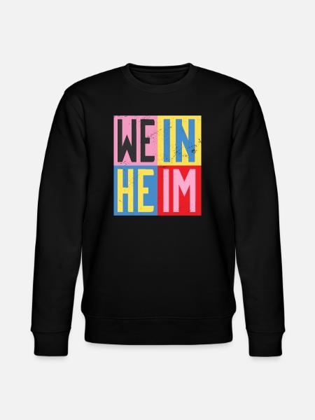 Weinheim Design - Stanley/Stella Unisex Bio-Sweatshirt CHANGER - Schwarz