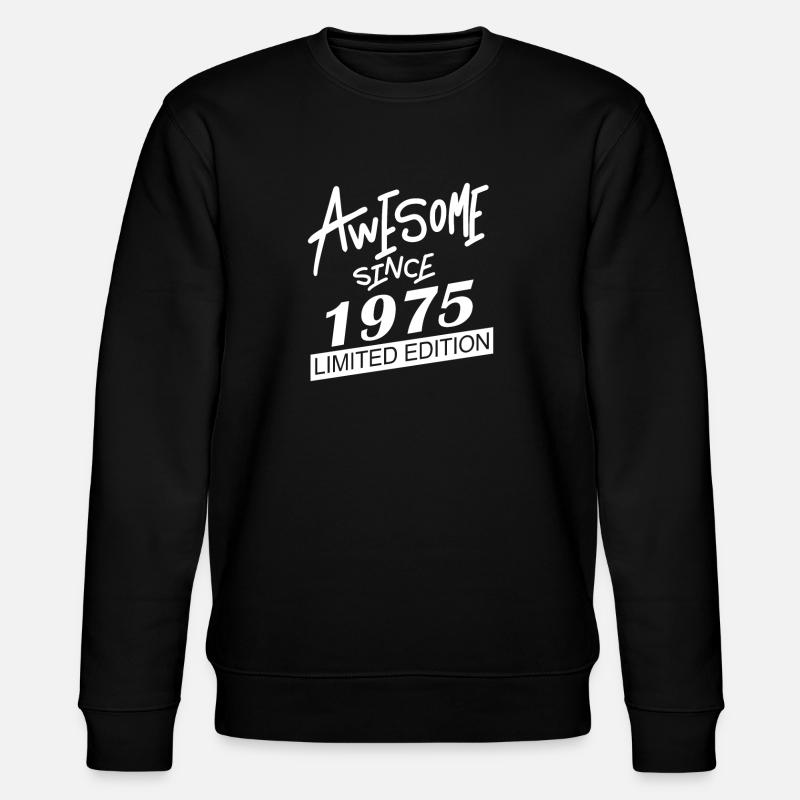 1975 - Stanley/Stella CHANGER Unisex Organic Sweatshirt - black