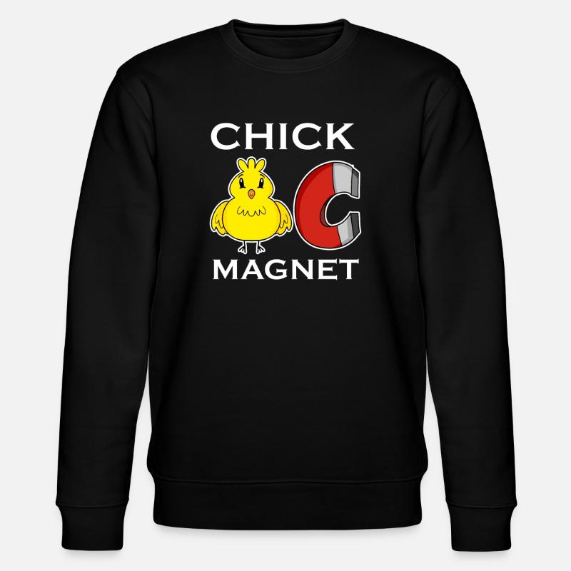 Aimant de poussin - Sweat bio CHANGER Stanley/Stella Unisexe - noir