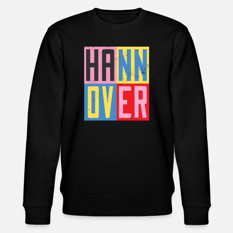 Hannover Design - Stanley/Stella Unisex Bio-Sweatshirt CHANGER  - Schwarz