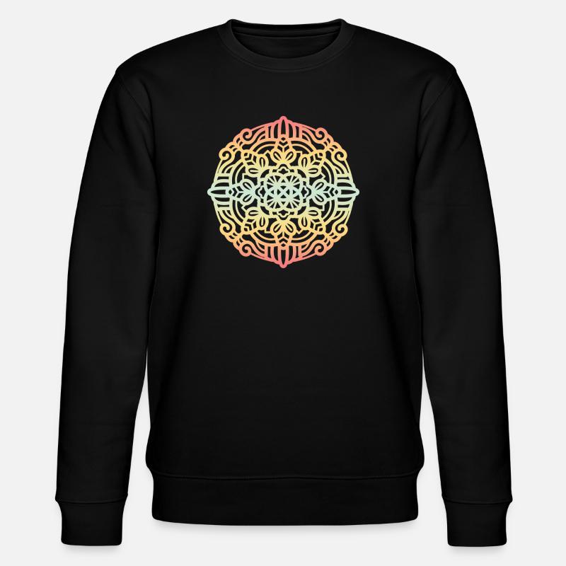 Mandala - Sweat bio CHANGER Stanley/Stella Unisexe - noir