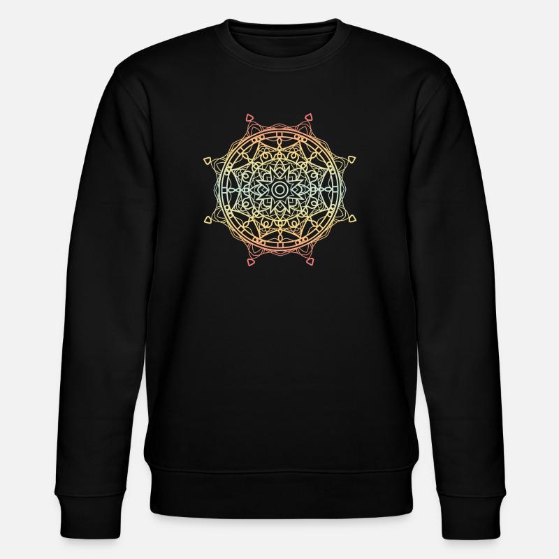 Mandala - Stanley/Stella CHANGER Unisex Organic Sweatshirt - black