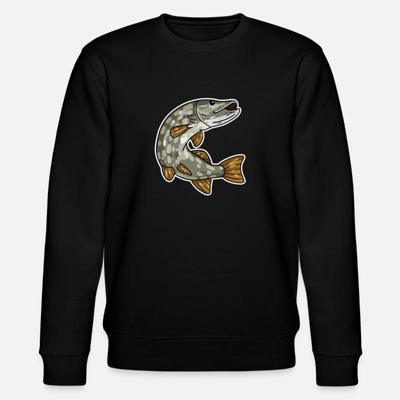 Hecht - Stanley/Stella Unisex Bio-Sweatshirt CHANGER  - Schwarz