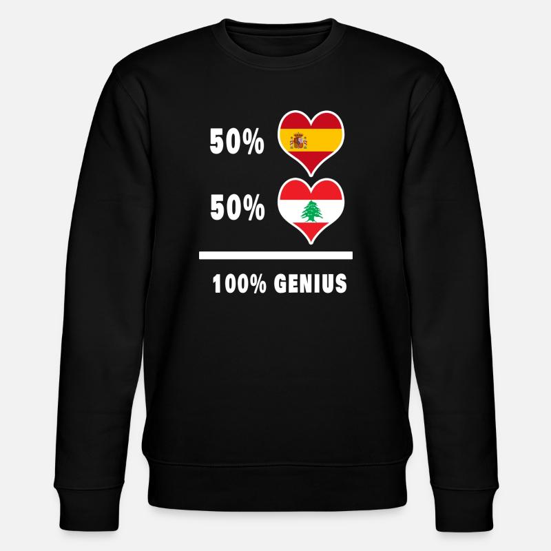 Liban et Espagne génie / cadeau - Sweat bio CHANGER Stanley/Stella Unisexe - noir