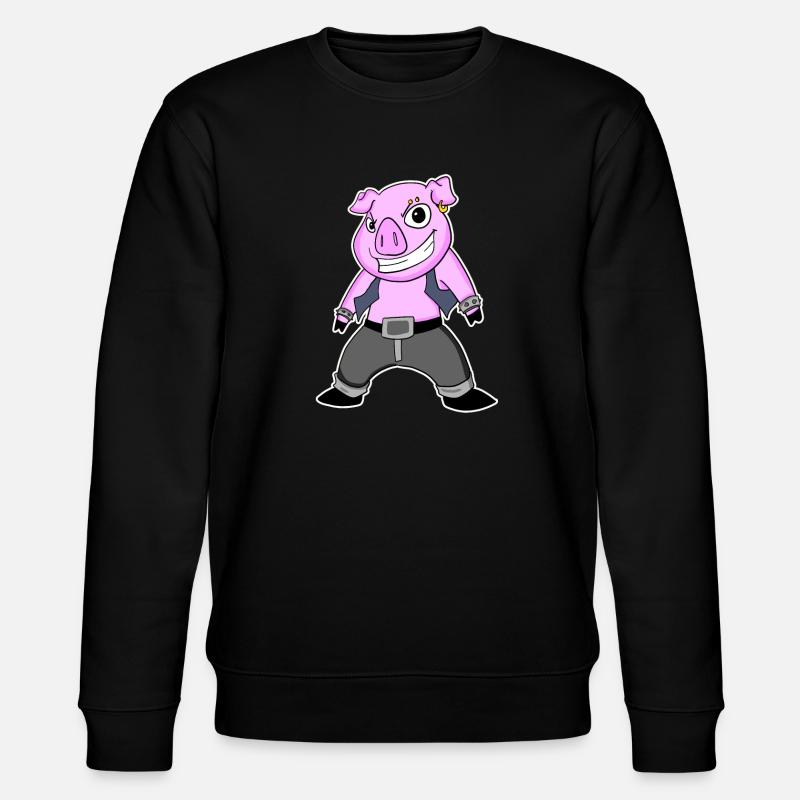 Cool Pig - Stanley/Stella CHANGER Unisex Organic Sweatshirt - black