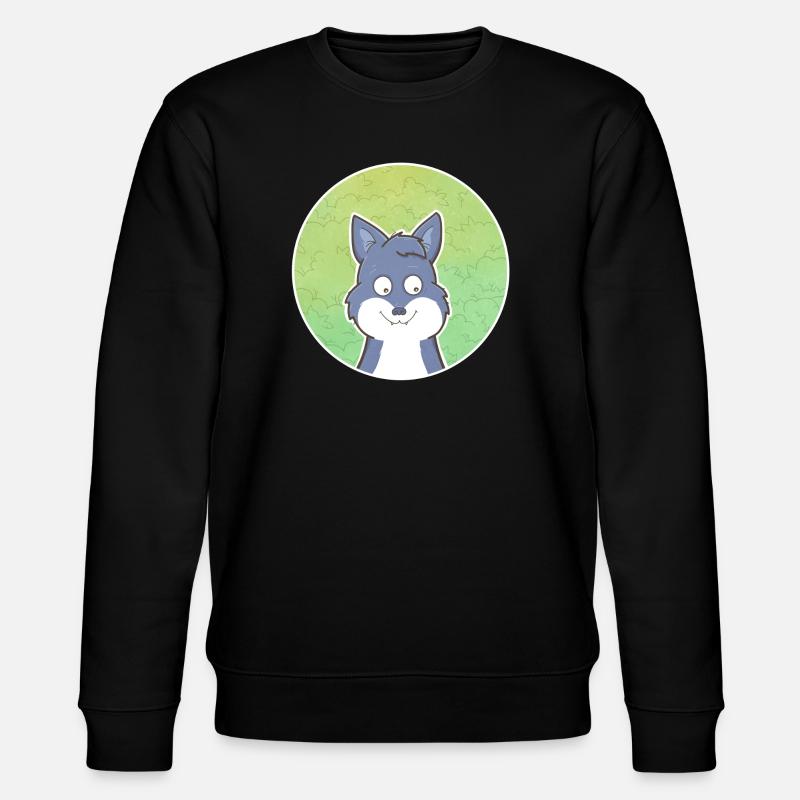 Wolf - Stanley/Stella Unisex Bio-Sweatshirt CHANGER - Schwarz