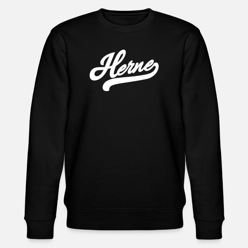 Herne Retro - Stanley/Stella CHANGER Unisex Organic Sweatshirt - black