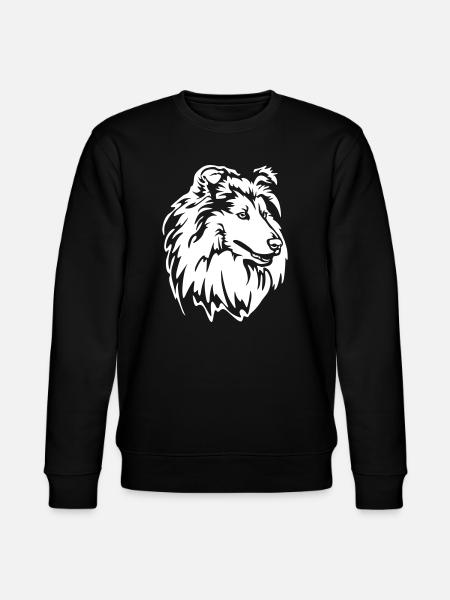 Collie Head "Black Edition" - Stanley/Stella CHANGER Unisex Organic Sweatshirt - black