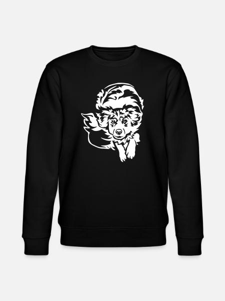 Australian Shepherd "Black Edition" - Stanley/Stella CHANGER Unisex Organic Sweatshirt - black