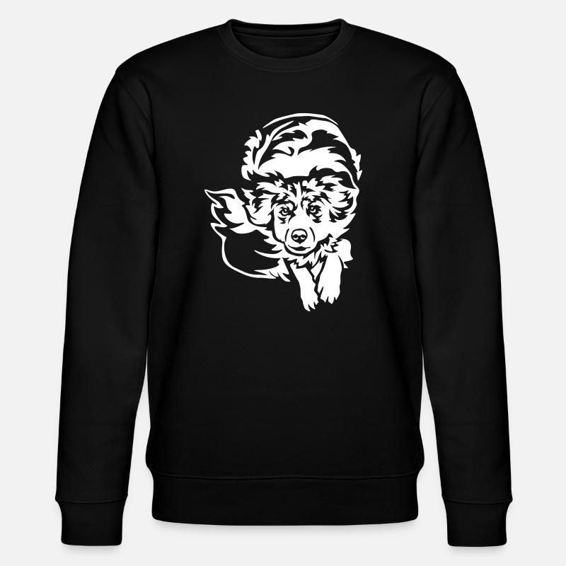 Australian Shepherd "Black Edition" - Stanley/Stella CHANGER Unisex Organic Sweatshirt - black